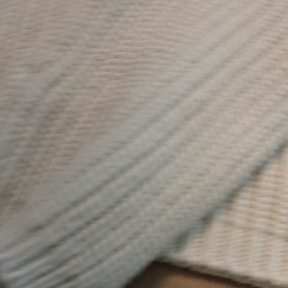 Quince Cream Ribbed Crew Neck Sweater - Picture 3 of 5